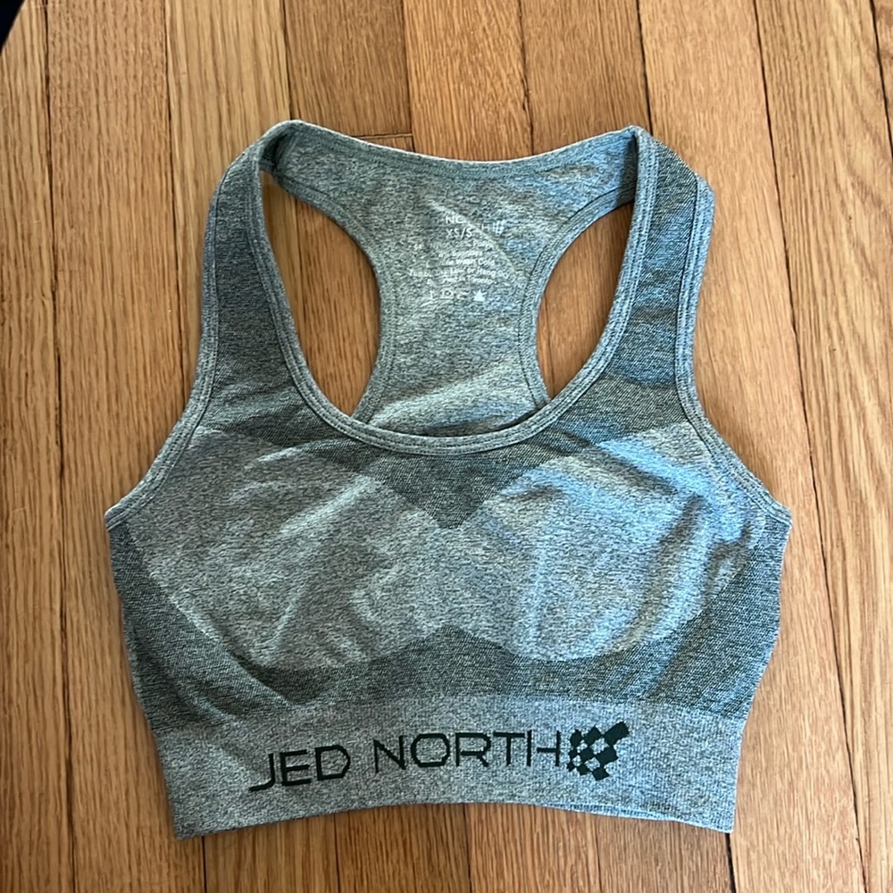 Green sports bra